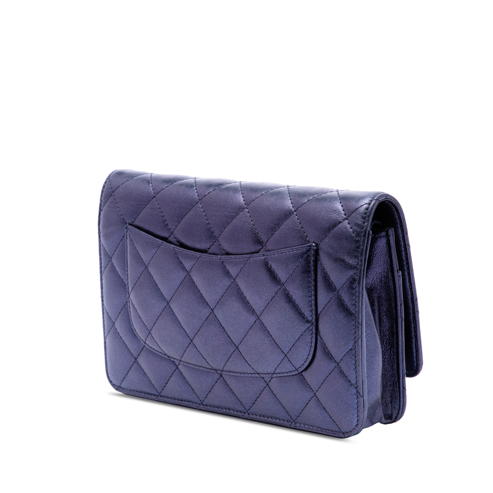 Pre-Loved Chanel Quilted Shiny Aged Calfskin Reissue 2.55 Wallet on Chain - Picture 2 of 6
